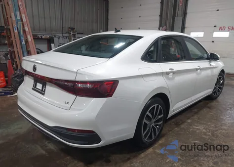 2025 Volkswagen Jetta 1.5T Se из США, поврежденный, VIN 3VW7X7BU2SM042198